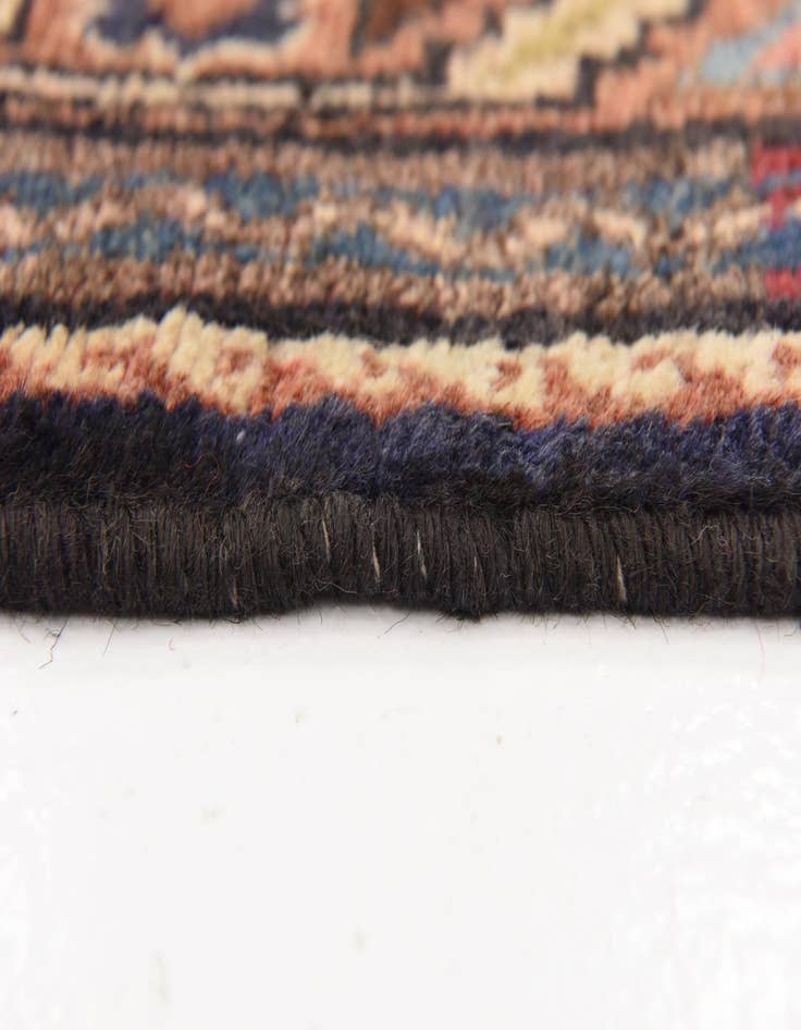 Detail image of 3' 7 x 9' 7  Hand Knotted Hossainabad Persian Wool Runner Rug