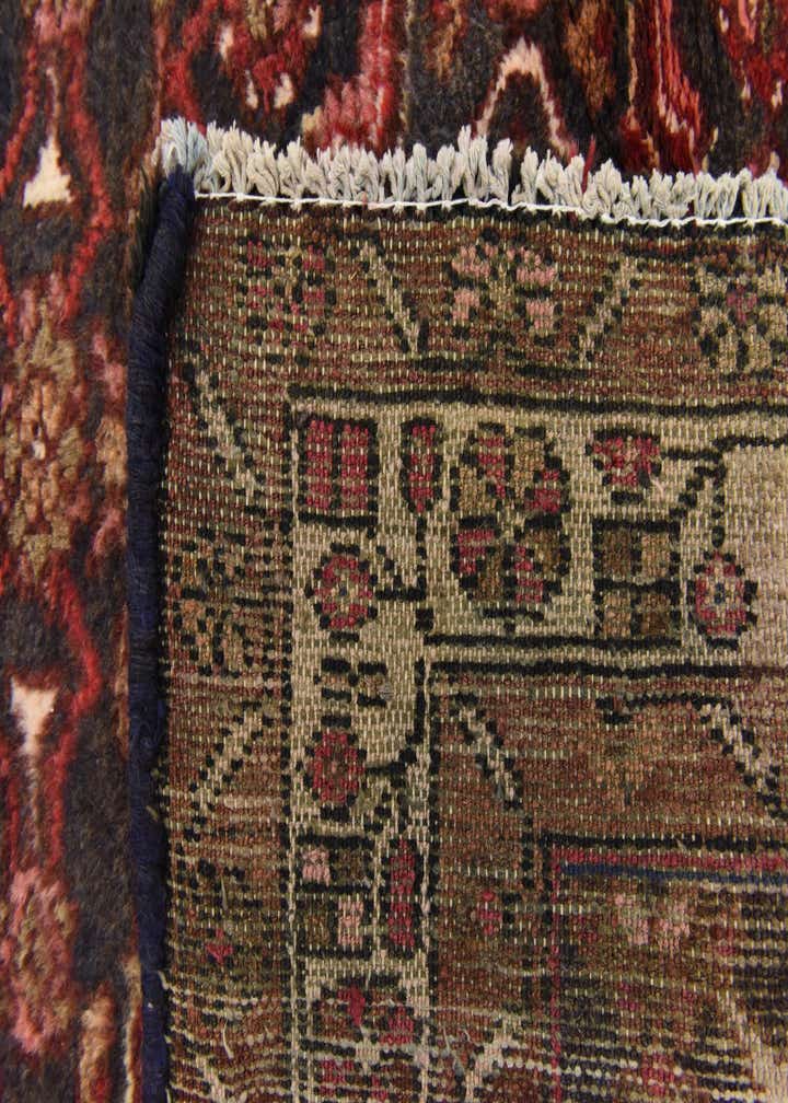 3' 6 x 9' 8 Hand Knotted Hossainabad Persian Wool Runner Rug