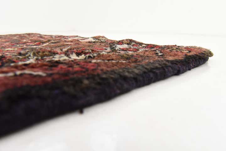 3' 6 x 9' 8 Hand Knotted Hossainabad Persian Wool Runner Rug