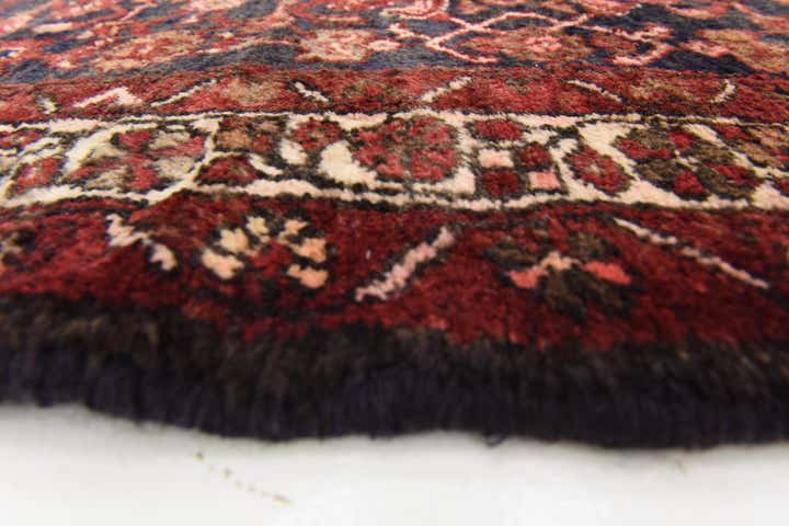 3' 6 x 9' 8 Hand Knotted Hossainabad Persian Wool Runner Rug
