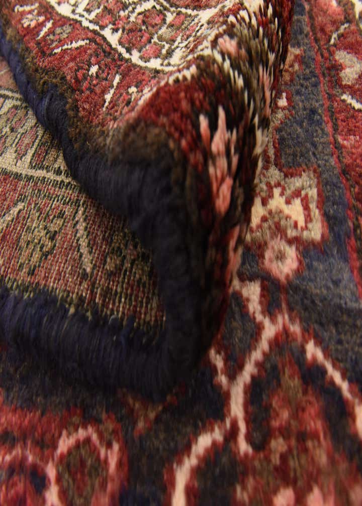 3' 6 x 9' 8 Hand Knotted Hossainabad Persian Wool Runner Rug
