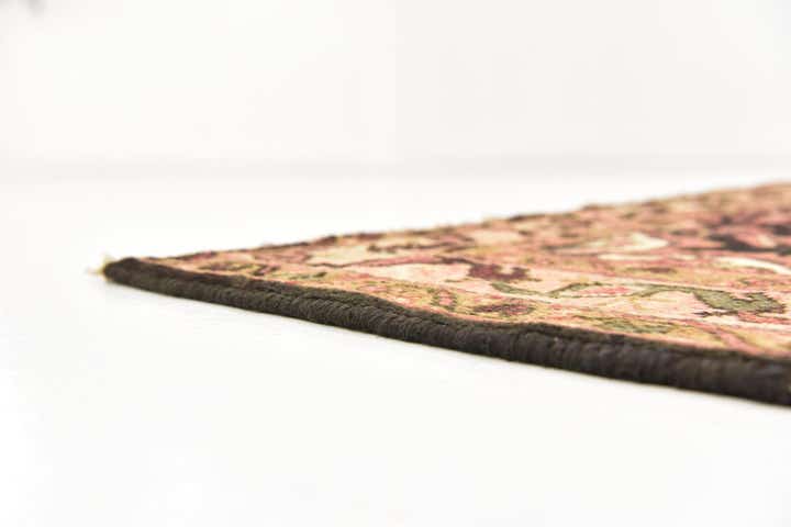 3' 9 x 10' 2 Hand Knotted Hossainabad Persian Wool Runner Rug