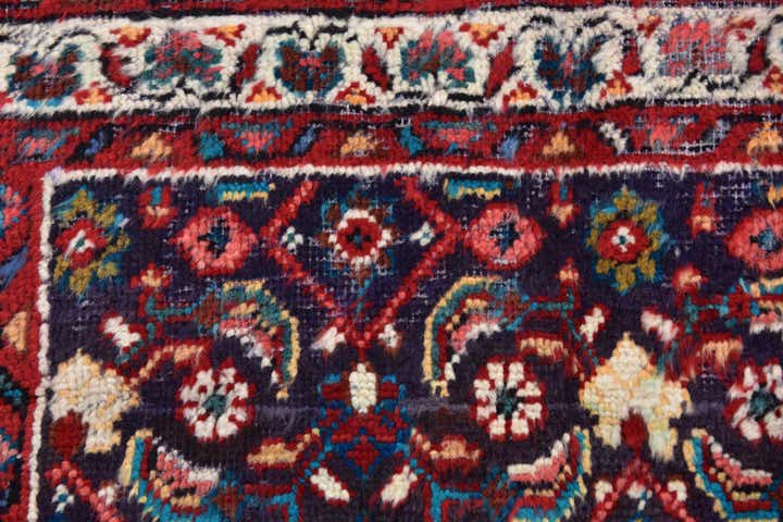 105cm x 310cm anudado a mano Hossainabad Alfombra Persa Lana Pasillera