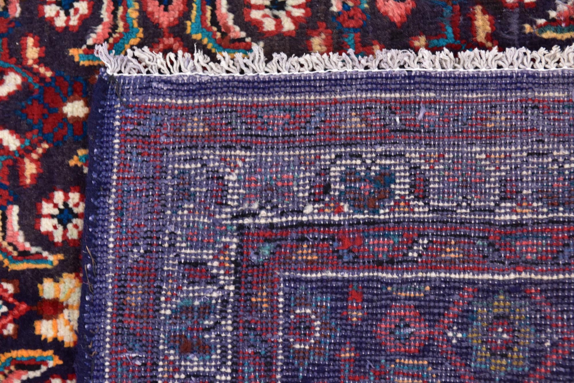 105cm x 310cm anudado a mano Hossainabad Alfombra Persa Lana Pasillera