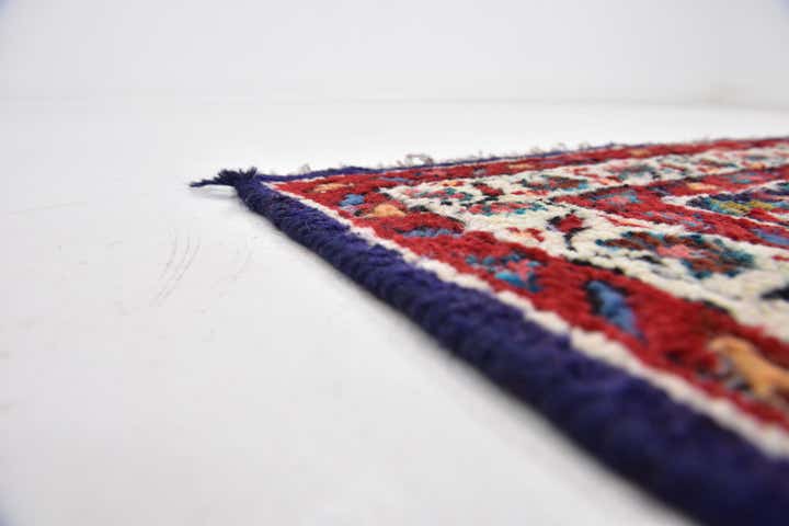 105cm x 310cm anudado a mano Hossainabad Alfombra Persa Lana Pasillera