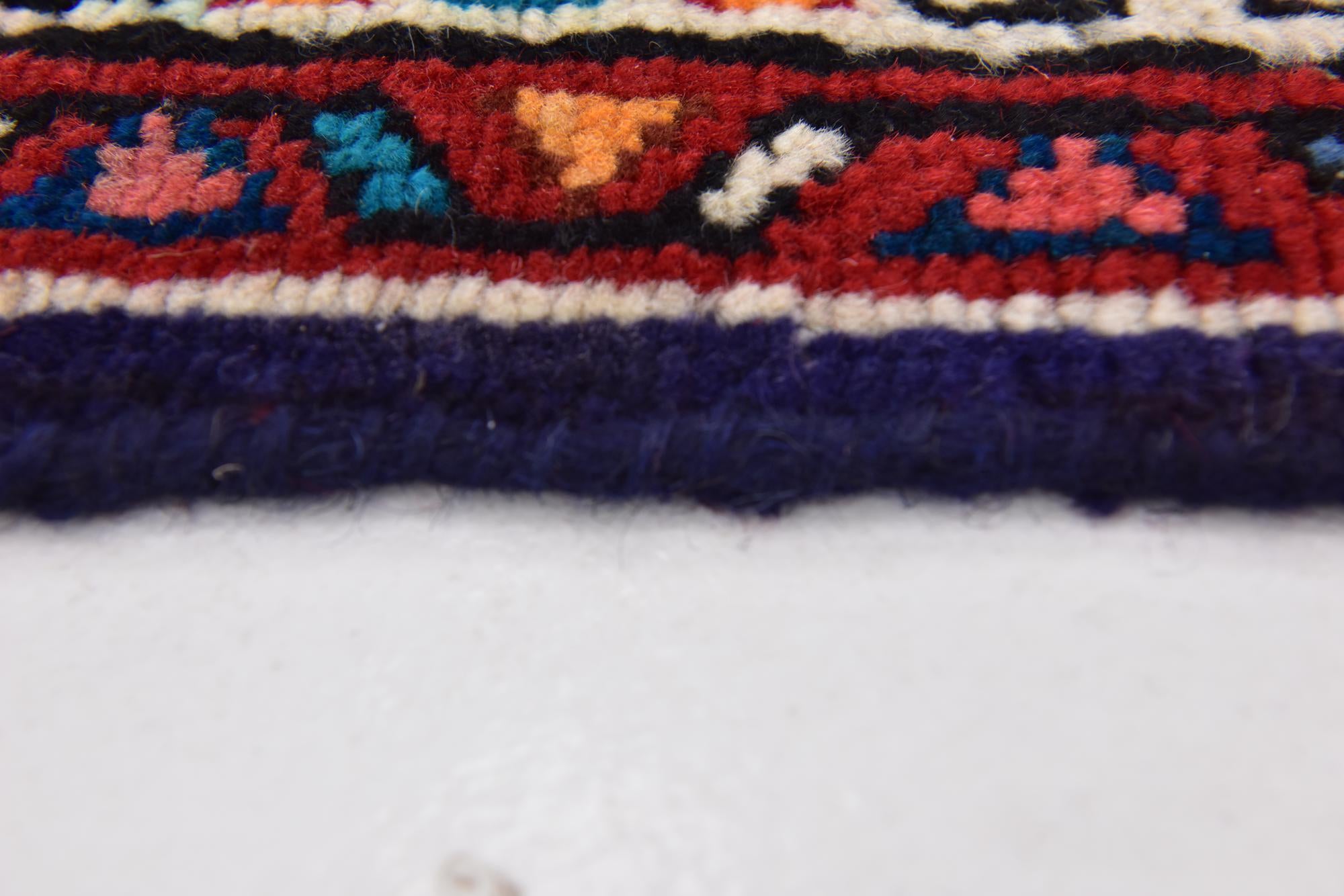 105cm x 310cm anudado a mano Hossainabad Alfombra Persa Lana Pasillera