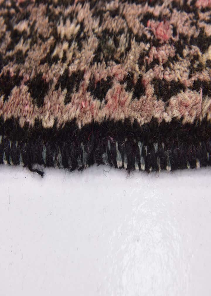 4' 2 x 10' 3 Hand Knotted Hossainabad Persian Wool Runner Rug