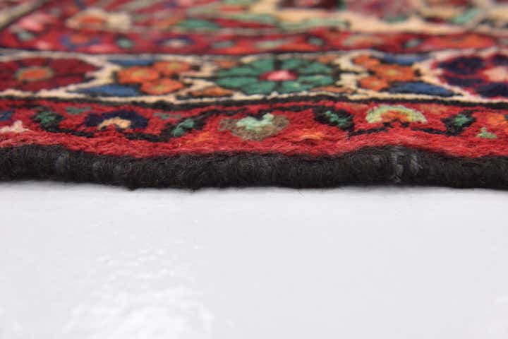 3' 5 x 9' 5 Hand Knotted Hossainabad Persian Wool Runner Rug