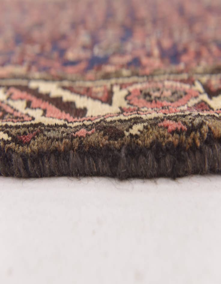 Detail image of 3' 4 x 12' 7 Hand Knotted Hossainabad Persian Wool Runner Rug