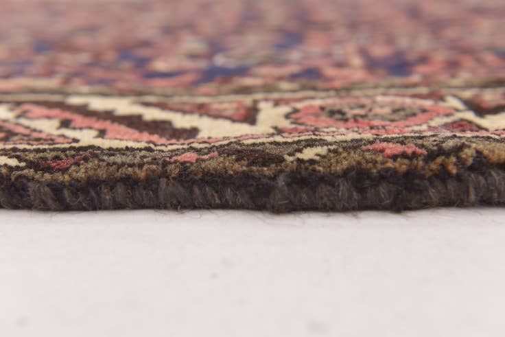 Detail image of 3' 4 x 12' 7 Hand Knotted Hossainabad Persian Wool Runner Rug
