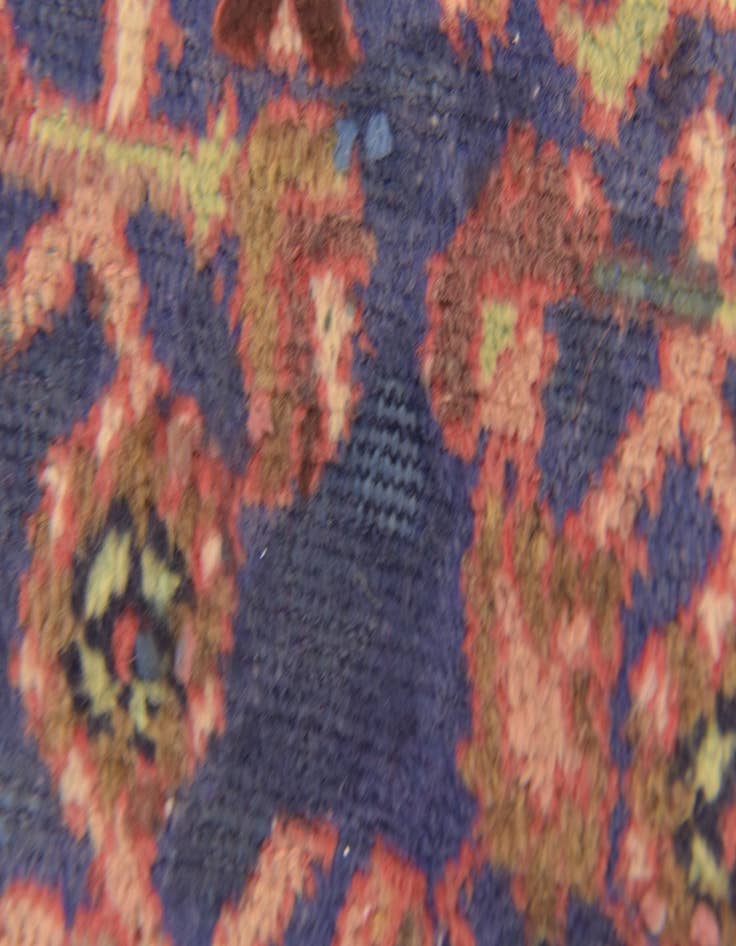 Detail image of 3' 4 x 8' 2 Hand Knotted Hossainabad Persian Wool Runner Rug