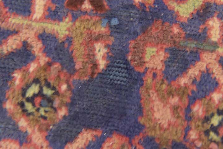 3' 4 x 8' 2 Hand Knotted Hossainabad Persian Wool Runner Rug