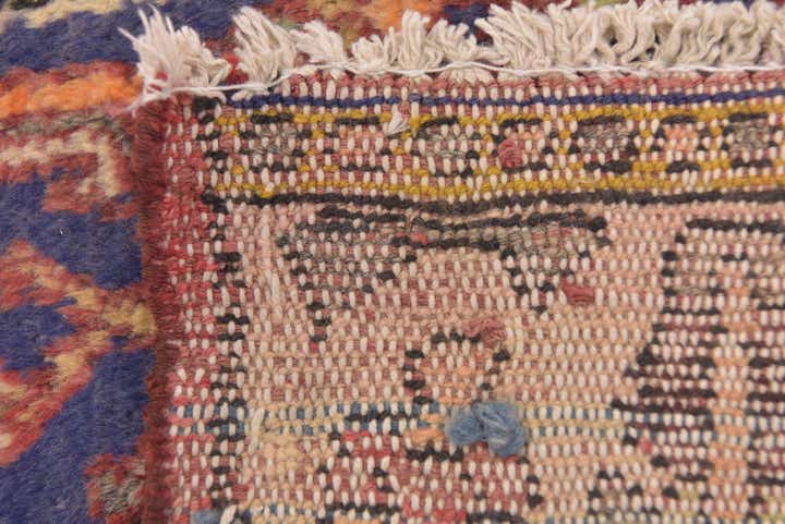 3' 4 x 8' 2 Hand Knotted Hossainabad Persian Wool Runner Rug