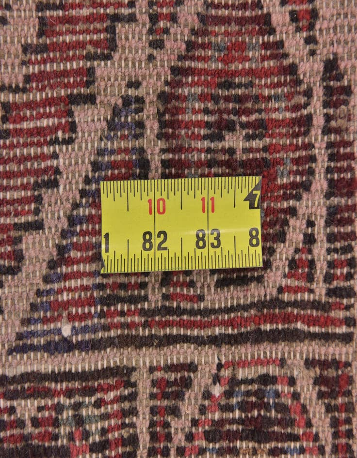 Detail image of 3' 7 x 9' 6  Hand Knotted Hossainabad Persian Wool Runner Rug