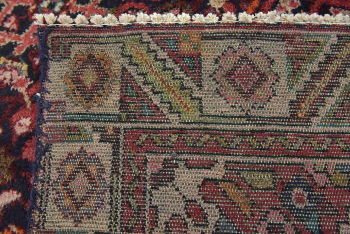 5' x 9' 10 Hand Knotted Hossainabad Persian Wool Runner Rug