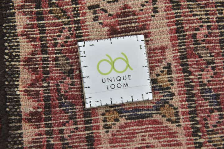 3' 10 x 10' Hand Knotted Hossainabad Persian Wool Runner Rug