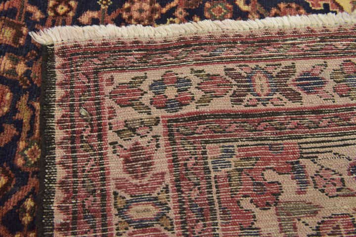 3' 10 x 10' Hand Knotted Hossainabad Persian Wool Runner Rug