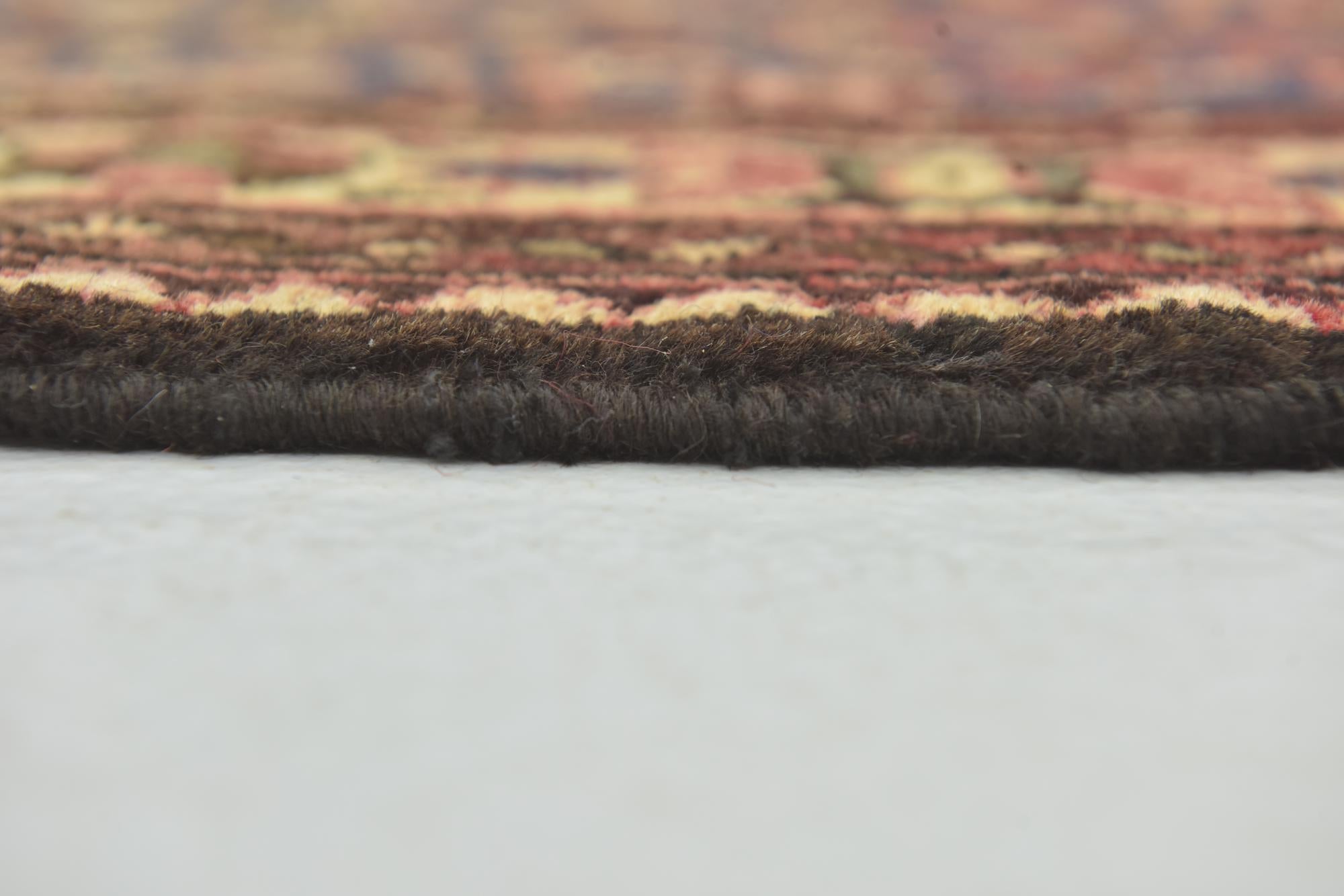 3' 10 x 10' Hand Knotted Hossainabad Persian Wool Runner Rug