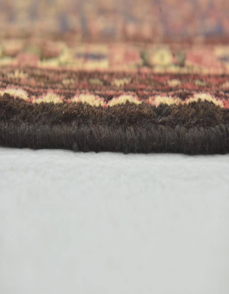 Detail image of 3' 10 x 10'  Hand Knotted Hossainabad Persian Wool Runner Rug