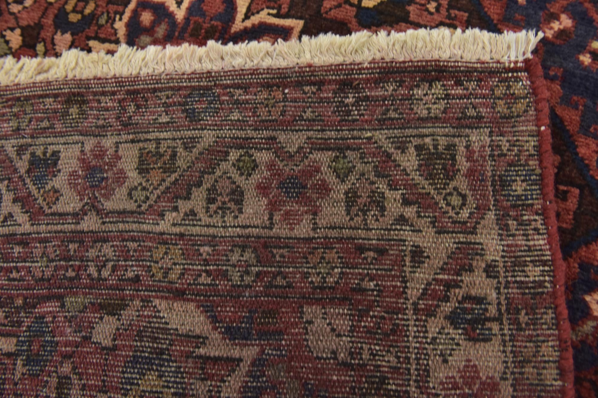 110cm x 305cm anudado a mano Hossainabad Alfombra Persa Lana Pasillera