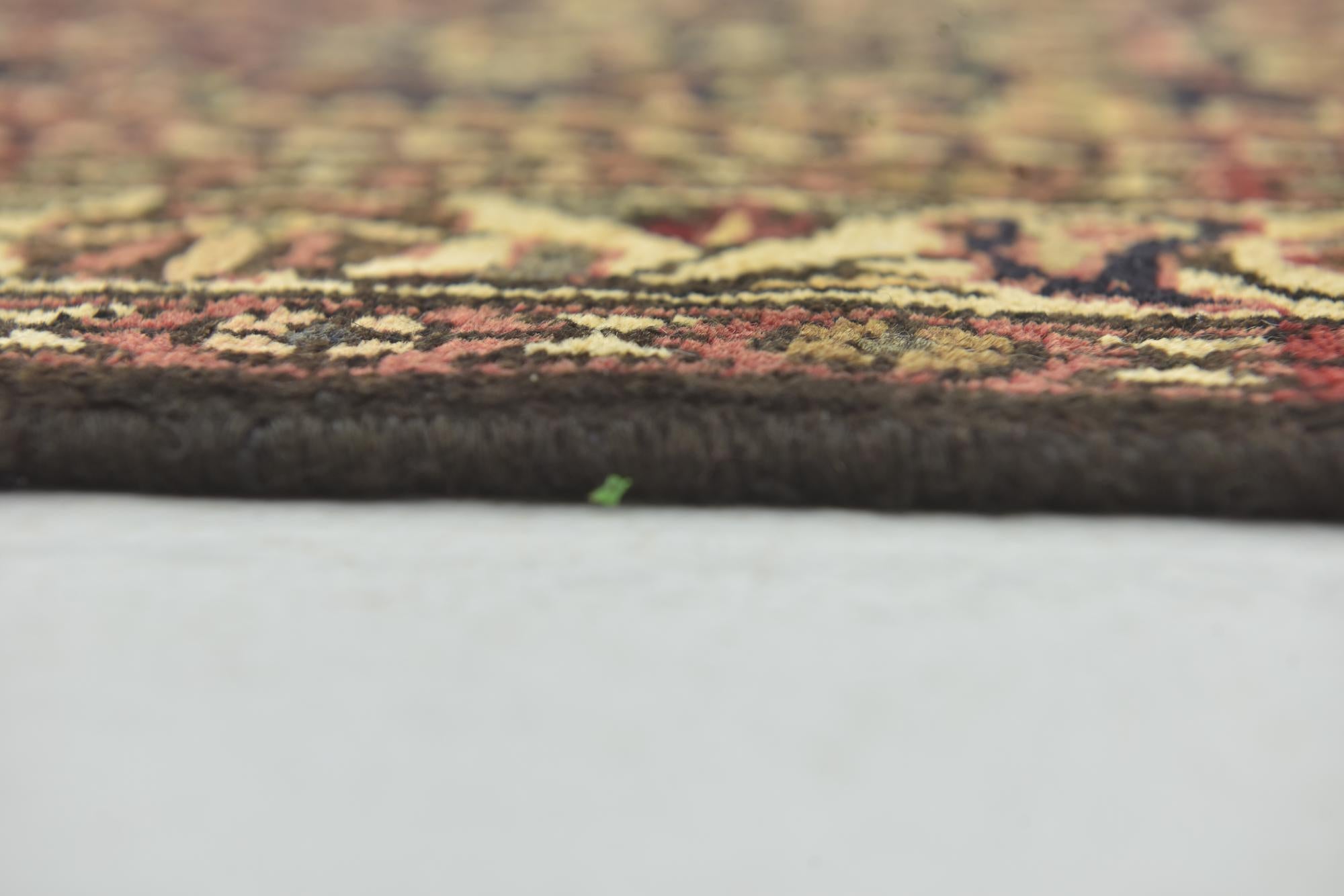 3' 9 x 10' Hand Knotted Hossainabad Persian Wool Runner Rug