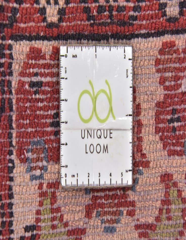 Detail image of 3' 6 x 10' 2  Hand Knotted Hossainabad Persian Wool Runner Rug