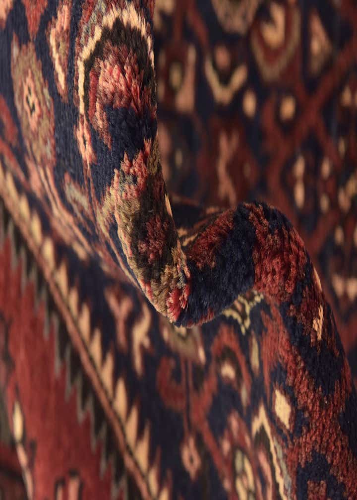 3' 10 x 11' Hand Knotted Hossainabad Persian Wool Runner Rug