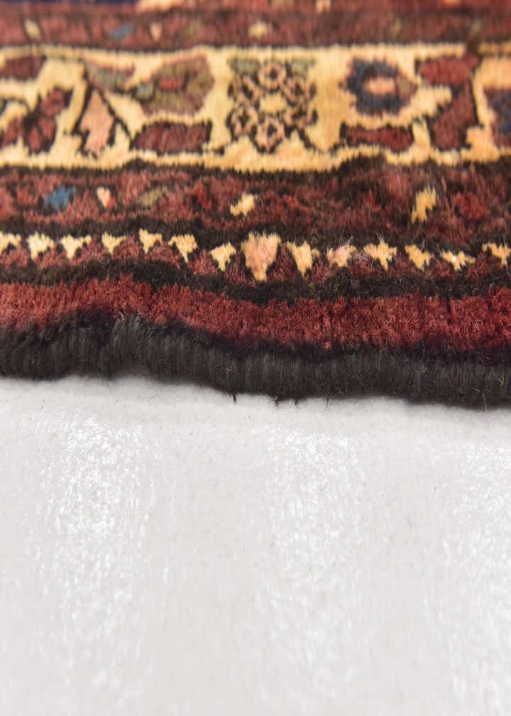 3' 10 x 11' Hand Knotted Hossainabad Persian Wool Runner Rug