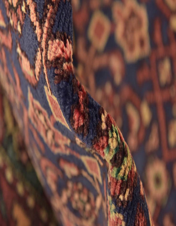 Detail image of 3' 8 x 10' 2  Hand Knotted Hossainabad Persian Wool Runner Rug