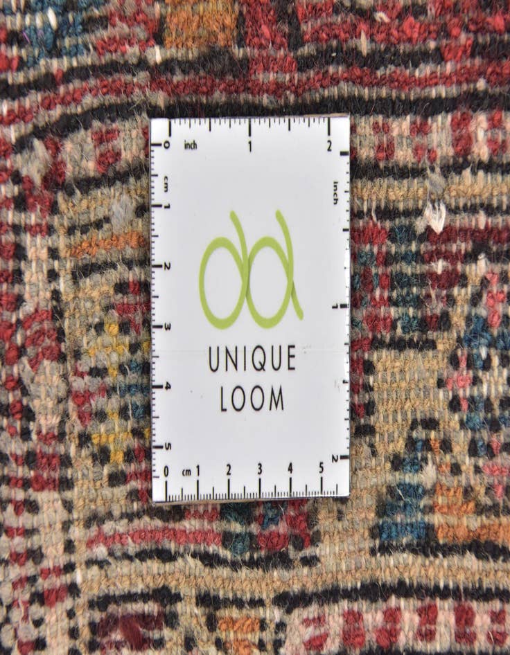 Detail image of 3' 8 x 10' 2  Hand Knotted Hossainabad Persian Wool Runner Rug