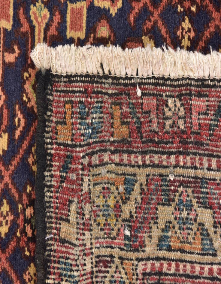 Detail image of 3' 8 x 10' 2  Hand Knotted Hossainabad Persian Wool Runner Rug