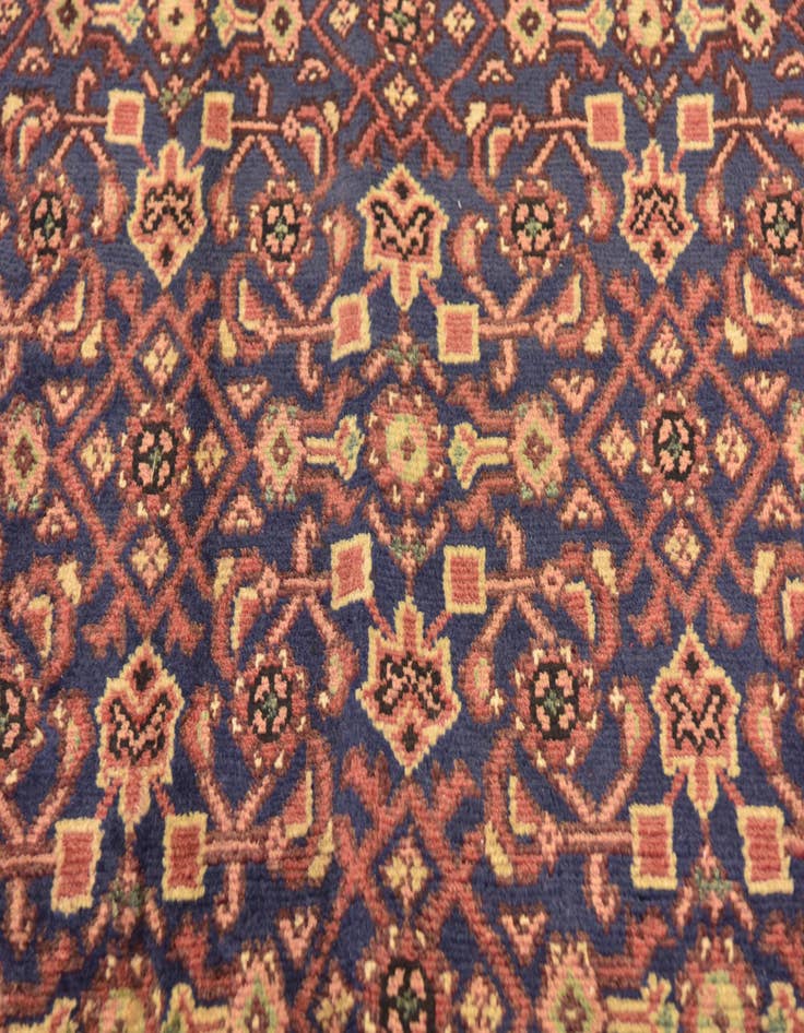 Detail image of 3' 8 x 10' 2  Hand Knotted Hossainabad Persian Wool Runner Rug