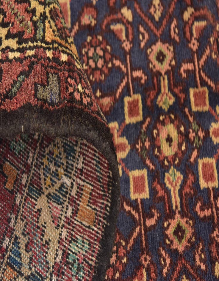 Detail image of 3' 8 x 10' 2  Hand Knotted Hossainabad Persian Wool Runner Rug