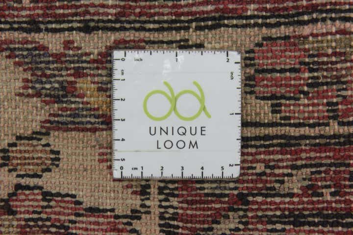 3' 6 x 9' 9 Hand Knotted Hossainabad Persian Wool Runner Rug