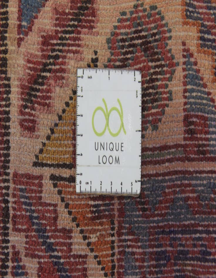 Detail image of 3' 9 x 10' 3  Hand Knotted Hossainabad Persian Wool Runner Rug