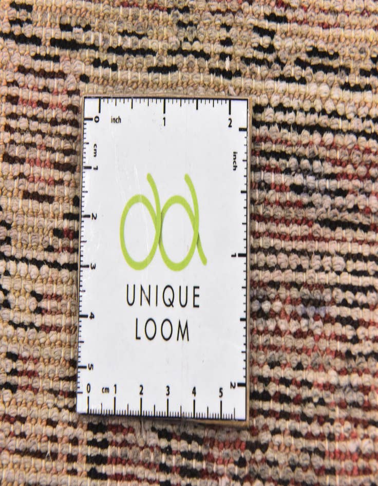 Detail image of 3' 8 x 10' 4  Hand Knotted Hossainabad Persian Wool Runner Rug