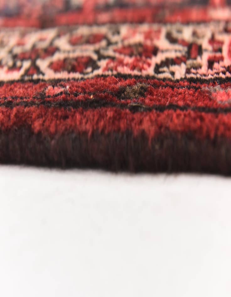 Detail image of 3' 8 x 10' 4  Hand Knotted Hossainabad Persian Wool Runner Rug