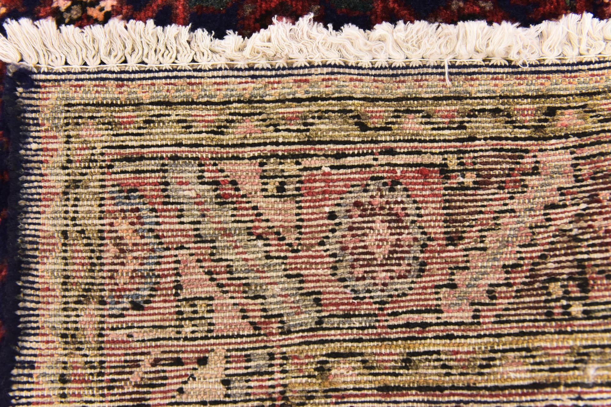 110cm x 320cm anudado a mano Hossainabad Alfombra Persa Lana Pasillera