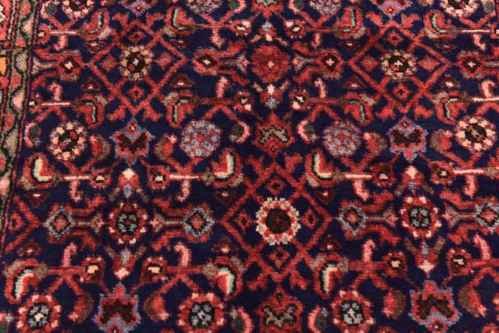 110cm x 320cm anudado a mano Hossainabad Alfombra Persa Lana Pasillera