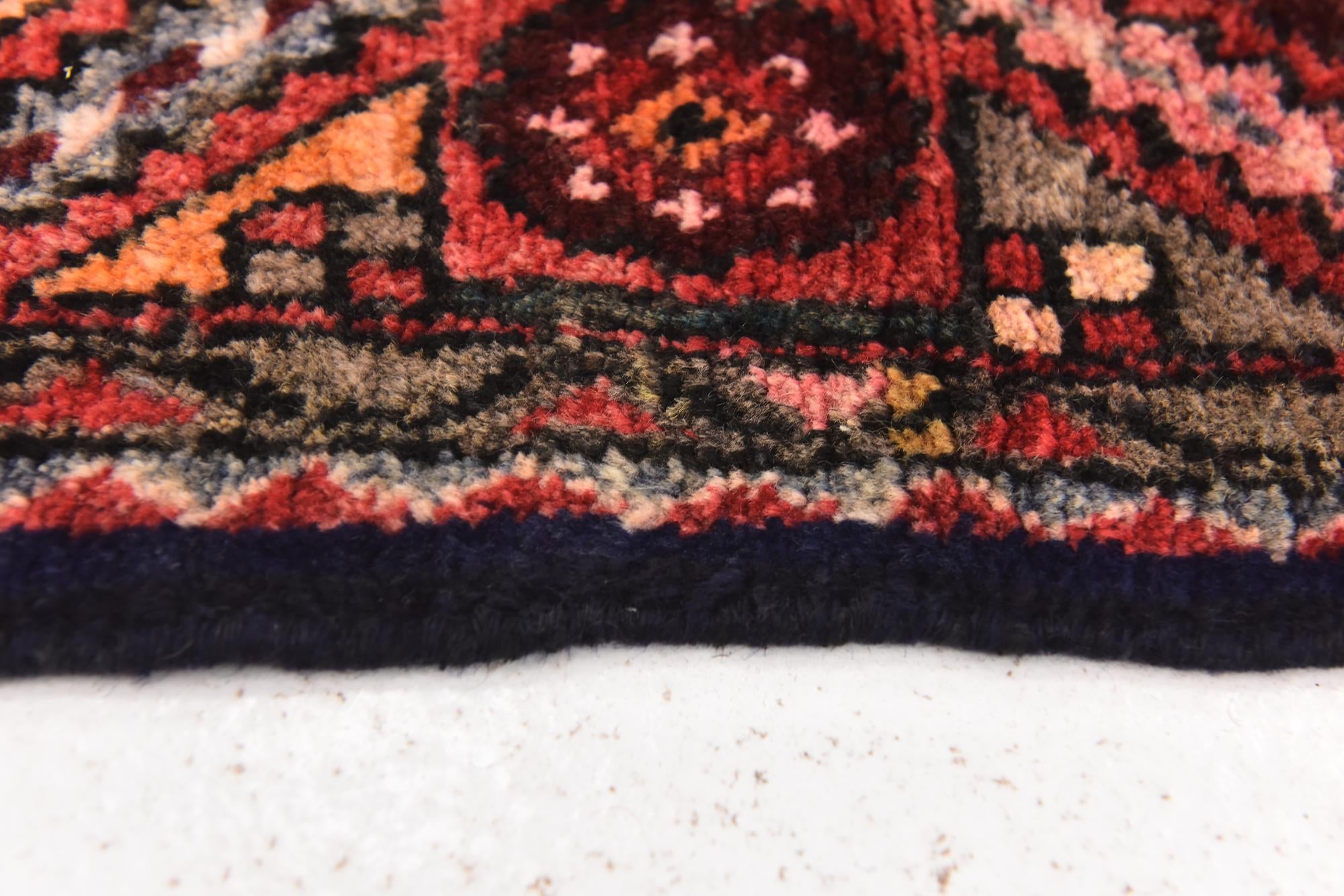 110cm x 320cm anudado a mano Hossainabad Alfombra Persa Lana Pasillera