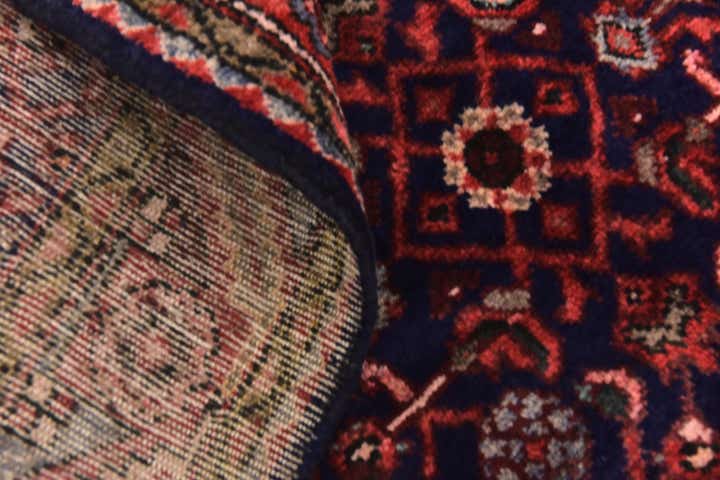 110cm x 320cm anudado a mano Hossainabad Alfombra Persa Lana Pasillera