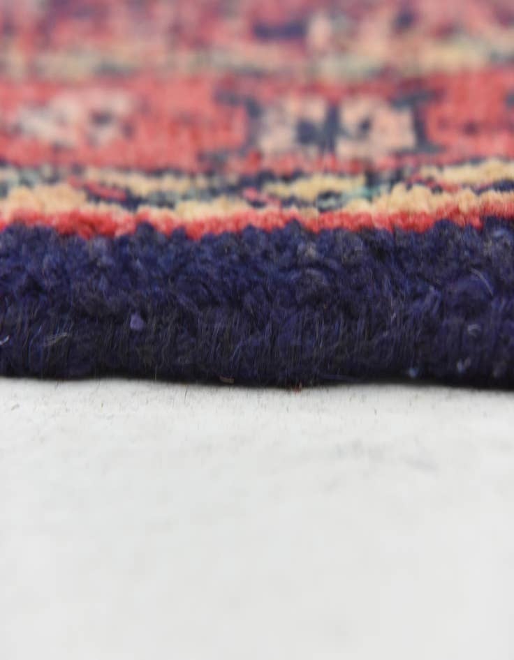 Detail image of 3' 6 x 9' 8  Hand Knotted Hossainabad Persian Wool Runner Rug