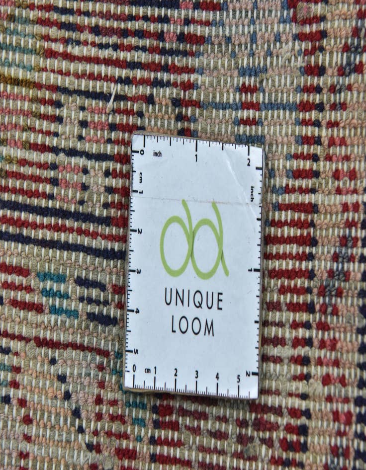 Detail image of 3' 6 x 9' 8  Hand Knotted Hossainabad Persian Wool Runner Rug