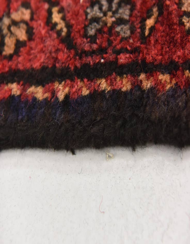 Detail image of 4' 5 x 9' 10  Hand Knotted Hossainabad Persian Wool Runner Rug