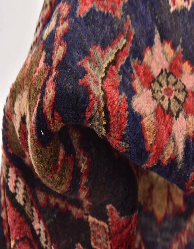 Detail image of 4' 5 x 9' 10  Hand Knotted Hossainabad Persian Wool Runner Rug