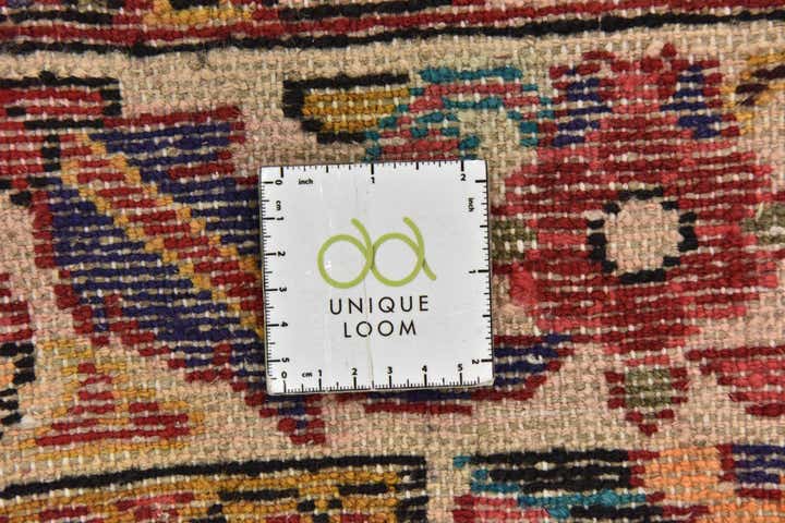 5' 2 x 10' 9 Hand Knotted Hossainabad Persian Wool Runner Rug