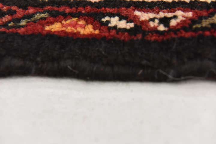 5' 2 x 10' 9 Hand Knotted Hossainabad Persian Wool Runner Rug