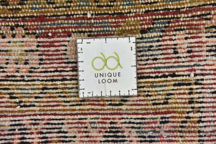 3' 7 x 10' 5 Hand Knotted Hossainabad Persian Wool Runner Rug