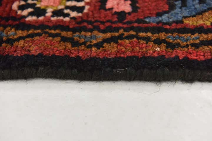 3' 7 x 10' 5 Hand Knotted Hossainabad Persian Wool Runner Rug