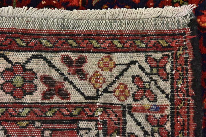 3' 6 x 9' 10 Hand Knotted Hossainabad Persian Wool Runner Rug